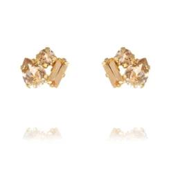 Caroline Svedbom Isa Örhängen / Light Peach Combo (Guld)