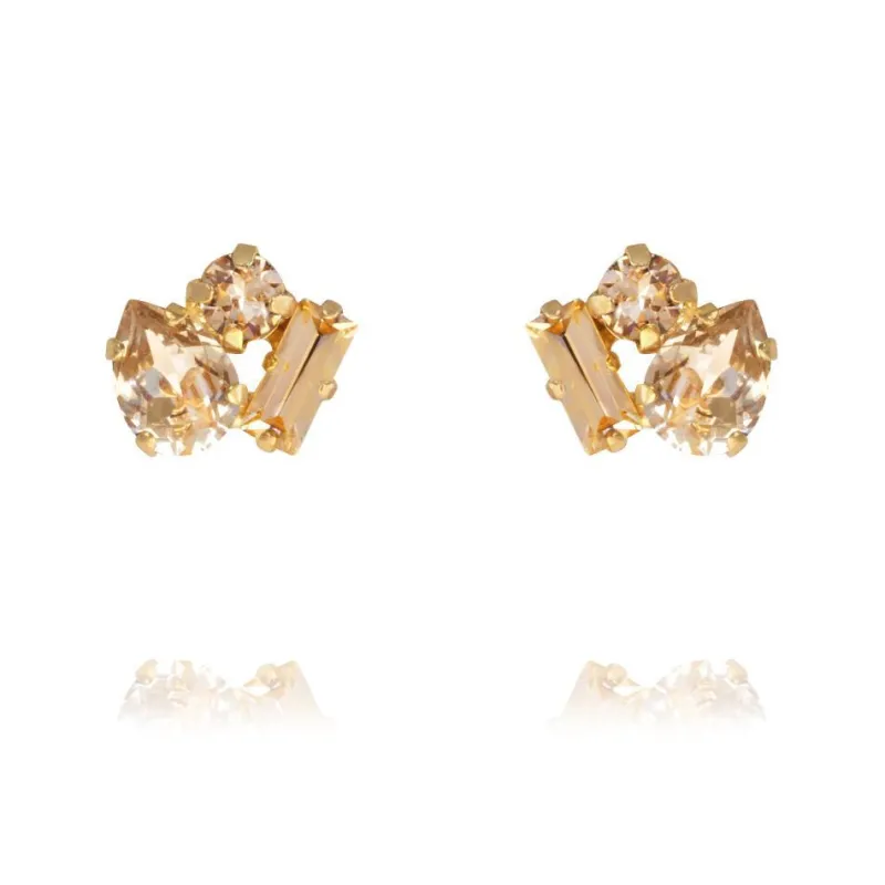 Caroline Svedbom Isa Örhängen / Light Peach Combo (Guld)
