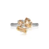 Caroline Svedbom Isa Ring / Light Peach Combo (Rhodium)