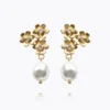 Caroline Svedbom Juni Örhängen / Pearl Crystal (Guld)