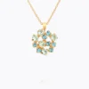 Caroline Svedbom Kassandra Halsband/ Blue Combo (Guld)