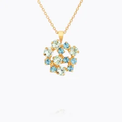 Caroline Svedbom Kassandra Halsband/ Blue Combo (Guld)