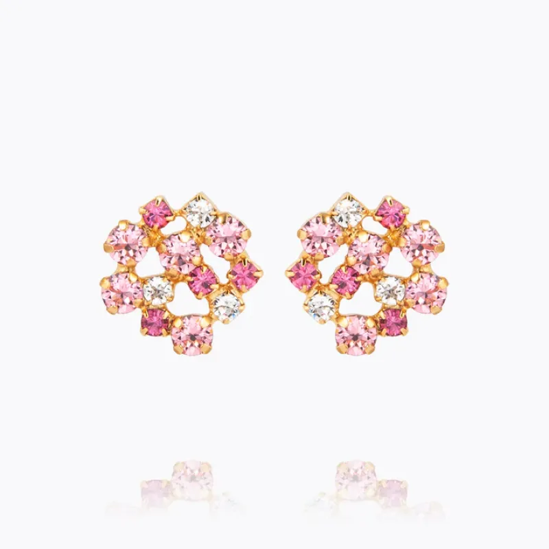 Caroline Svedbom Kassandra Örhängen / Pink Combo (Guld)