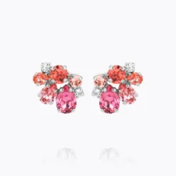 Caroline Svedbom Katie Örhängen / Coral Combo (Rhodium)