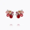 Caroline Svedbom Katie Örhängen / Scarlet Combo (Rhodium)