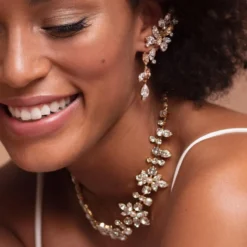 Bridal Collection Caroline Svedbom La Vie En Rose Halsband / Pearl + Crystal (Rhodium)