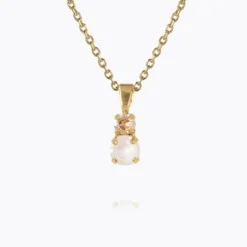Caroline Svedbom Leah Halsband / Electric White Combo (Guld)
