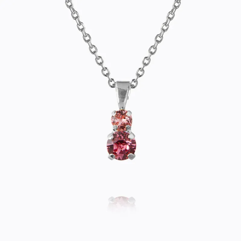 Caroline Svedbom Halsband Caroline Svedbom Leah Halsband/ Rose Combo (Rhodium)