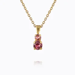 Caroline Svedbom Halsband Caroline Svedbom Leah Halsband/ Rose Combo (Guld)
