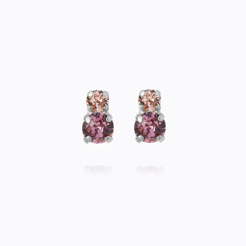 Caroline Svedbom Leah Örhängen / Iris Combo (Rhodium)