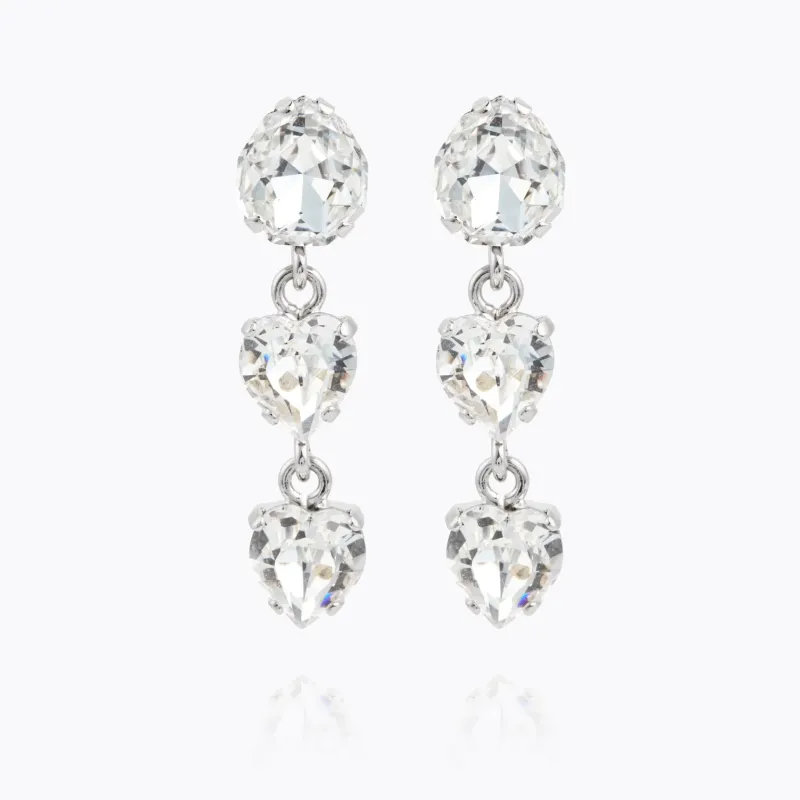 Caroline Svedbom Örhängen Caroline Svedbom Love Edit Örhängen/ Crystal – Rhodium