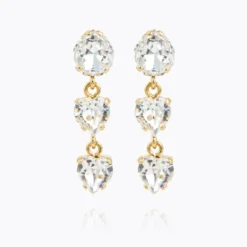Caroline Svedbom Örhängen Caroline Svedbom Love Edit Örhängen/ Crystal – Guld