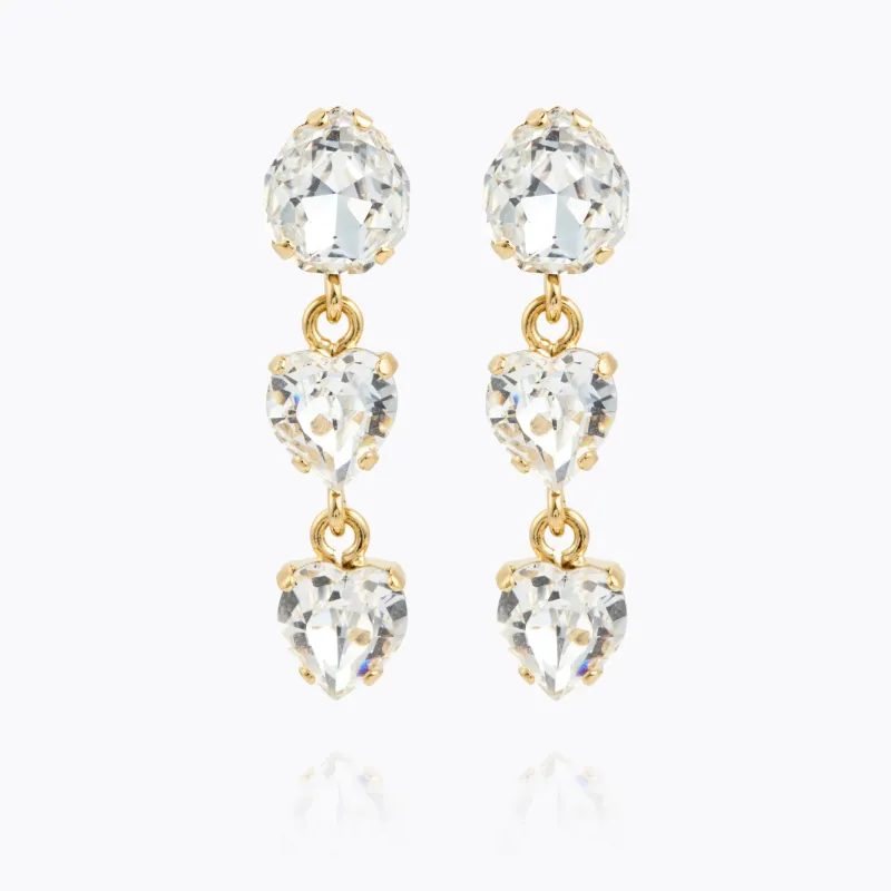 Caroline Svedbom Örhängen Caroline Svedbom Love Edit Örhängen/ Crystal – Guld