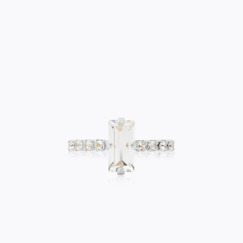 Caroline Svedbom Ringar Caroline Svedbom Lucy Ring / Crystal – Rhodium