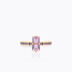 Caroline Svedbom Ringar Caroline Svedbom Lucy Ring / Violet + Tanzanite – Guld