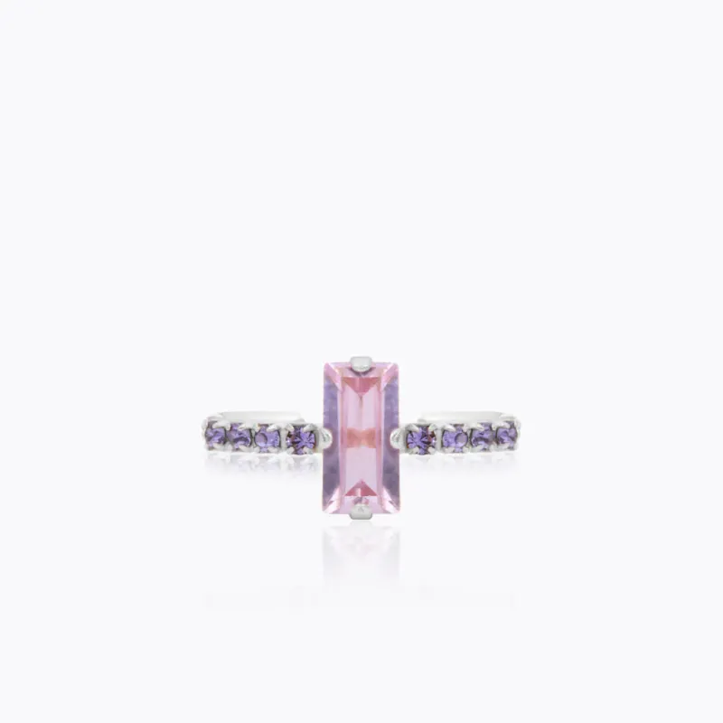 Caroline Svedbom Ringar Caroline Svedbom Lucy Ring / Violet + Tanzanite – Rhodium