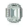 Caroline Svedbom Ringar Caroline Svedbom Lydia Cocktail Ring Crystal – Rhodium