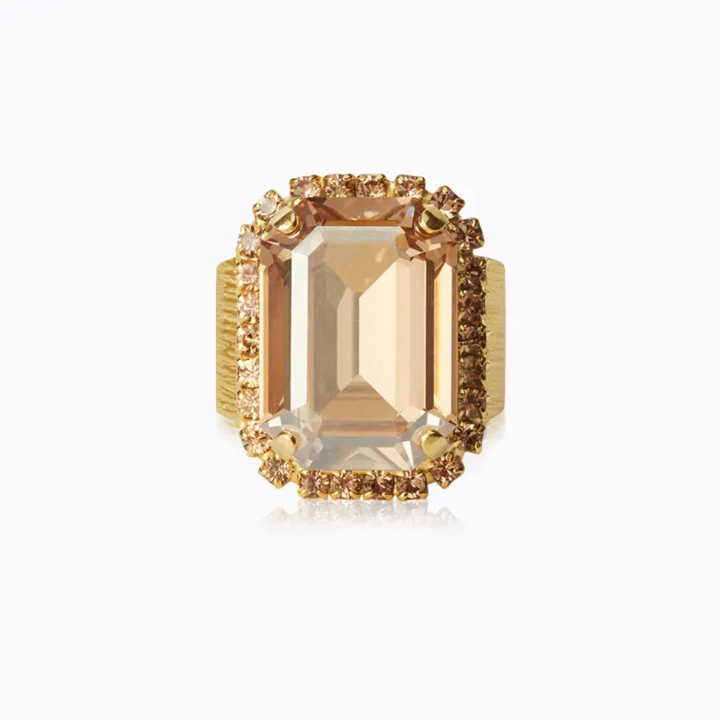 Caroline Svedbom Ringar Caroline Svedbom Lydia Cocktail Ring / Golden Shadow (Guld)