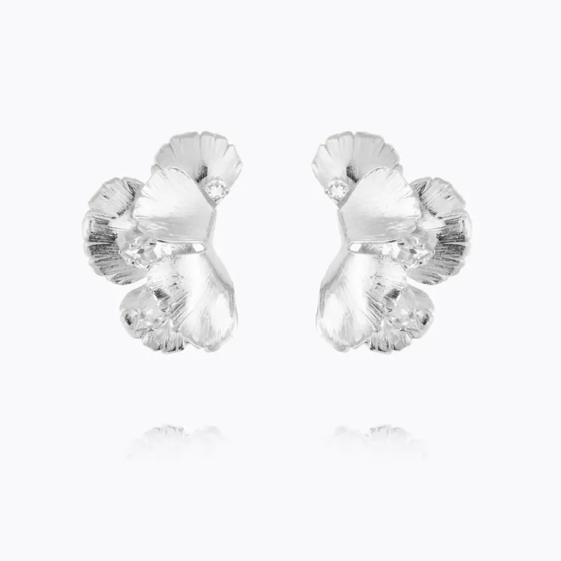 Caroline Svedbom Malva Örhängen Crystal – Rhodium