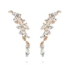 Caroline Svedbom Marry Me Earcuff / Crystal + Golden Shadow (Rhodium)
