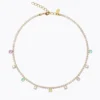 Caroline Svedbom Millie Halsband / Soft Pastel Combo (Guld)