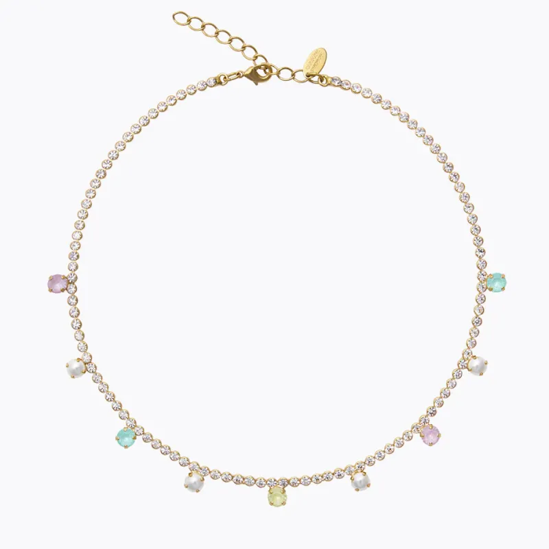 Caroline Svedbom Millie Halsband / Soft Pastel Combo (Guld)