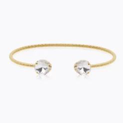 Caroline Svedbom Armband Caroline Svedbom Mini Carlotta Armband / Crystal (Guld)