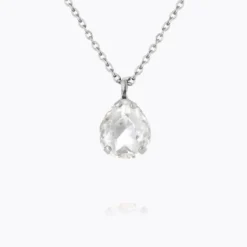 Caroline Svedbom Mini Carlotta Halsband / Crystal (Rhodium)