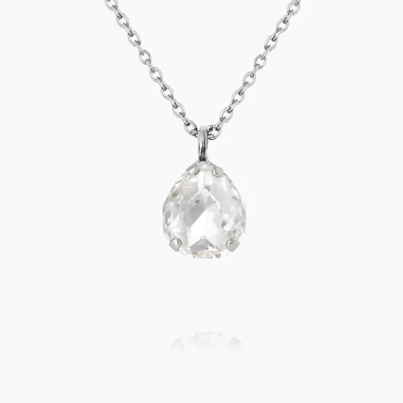 Caroline Svedbom Mini Carlotta Halsband / Crystal (Rhodium)