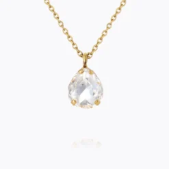 Caroline Svedbom Mini Carlotta Halsband / Crystal (Guld)