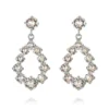 Caroline Svedbom Mini Delia Örhängen/ Crystal (Rhodium)