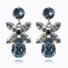 Caroline Svedbom Örhängen Caroline Svedbom Mini Dione Örhängen/ Denim Blue + Blue Shade (Rhodium)