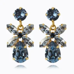 Caroline Svedbom Örhängen Caroline Svedbom Mini Dione Örhängen/ Denim Blue + Blue Shade (Guld)