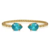 Caroline Svedbom Armband Caroline Svedbom Mini Drop Armband Guld / Laguna Delite