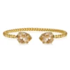 Caroline Svedbom Armband Caroline Svedbom Mini Drop Armband Guld / Light Peach