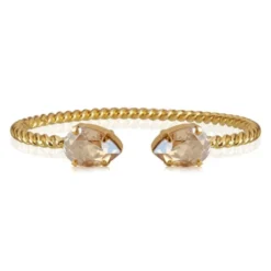 Caroline Svedbom Armband Caroline Svedbom Mini Drop Armband Guld / Golden Shadow