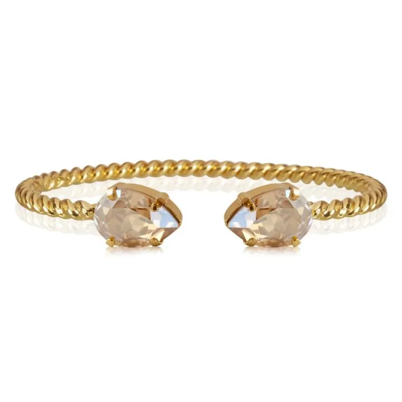 Caroline Svedbom Armband Caroline Svedbom Mini Drop Armband Guld / Golden Shadow