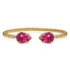 Caroline Svedbom Armband Caroline Svedbom Mini Drop Armband Guld / Fuchsia