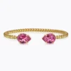 Caroline Svedbom Armband Caroline Svedbom Mini Drop Armband, Dark Rose – Guld