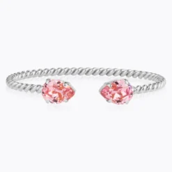 Caroline Svedbom Armband Caroline Svedbom Mini Drop Armband/ Light Rose (Rhodium)