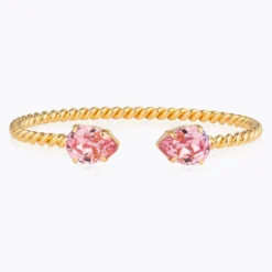 Caroline Svedbom Armband Caroline Svedbom Mini Drop Armband/ Light Rose (Guld)
