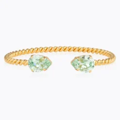 Caroline Svedbom Armband Caroline Svedbom Mini Drop Armband/ Chrysolite (Guld)