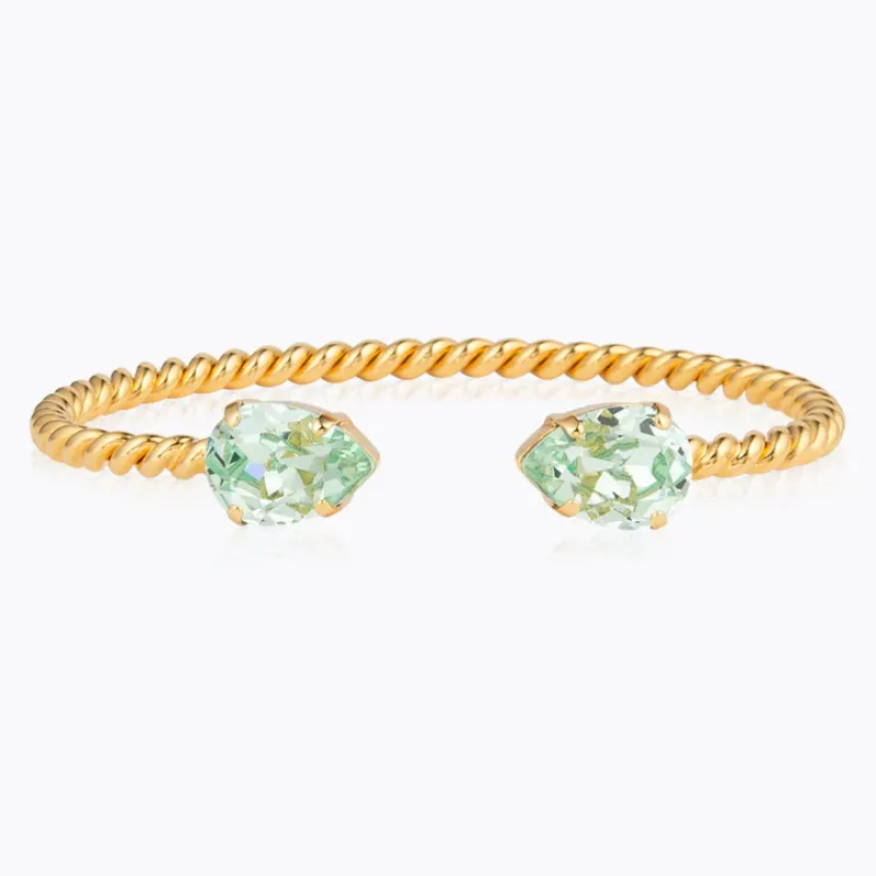 Caroline Svedbom Armband Caroline Svedbom Mini Drop Armband/ Chrysolite (Guld)