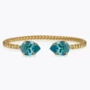 Caroline Svedbom Armband Caroline Svedbom Mini Drop Armband Guld / Light Turquoise