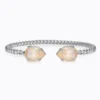Caroline Svedbom Armband Caroline Svedbom Mini Drop Armband Rhodium / Ivory Creme Delite