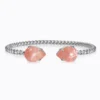 Caroline Svedbom Armband Caroline Svedbom Mini Drop Armband/ Flamingo Ignite (Rhodium)