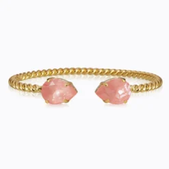 Caroline Svedbom Armband Caroline Svedbom Mini Drop Armband/ Flamingo Ignite (Guld)
