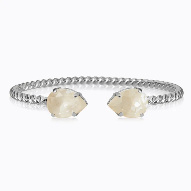 Caroline Svedbom Armband Caroline Svedbom Mini Drop Armband/ Linen Ignite (Rhodium)