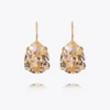 Caroline Svedbom Mini Drop Clasp Örhängen / Light Peach (Guld)