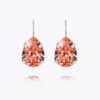 Caroline Svedbom Mini Drop Clasp Örhängen/ Rose Peach (Rhodium)
